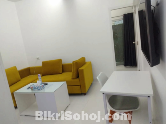 Cozy 2-Room Studio Apartment Rent in Bashundhara R/A